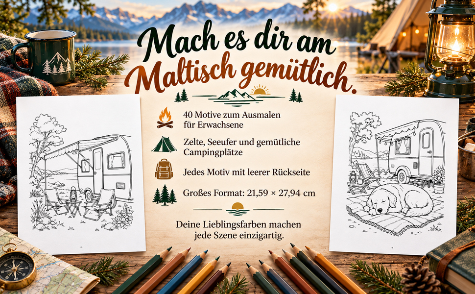 Zwei Originalseiten, Motivzahl, leere Rückseiten und großes Buchformat.