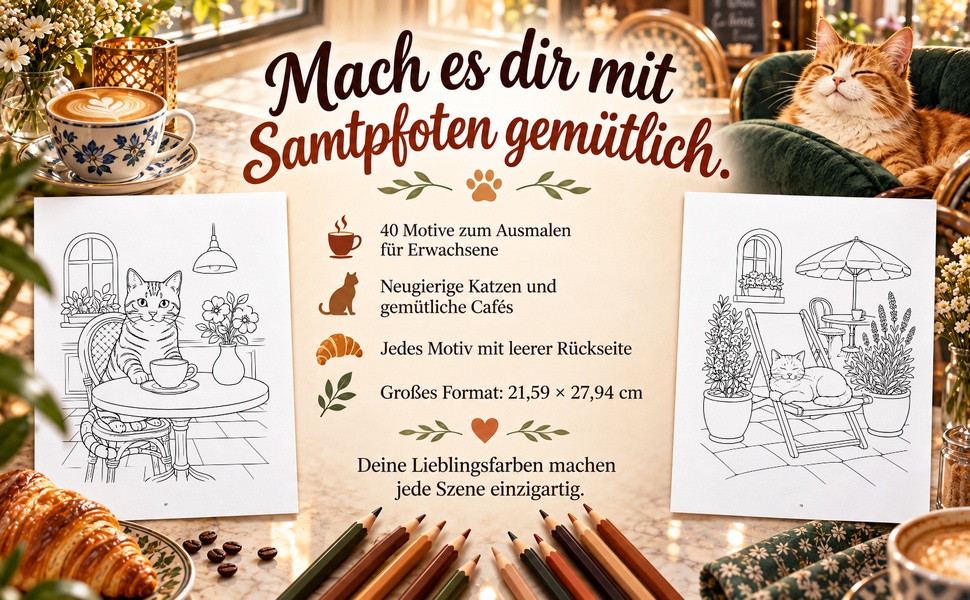Zwei Originalseiten, Motivzahl, leere Rückseiten und großes Buchformat.
